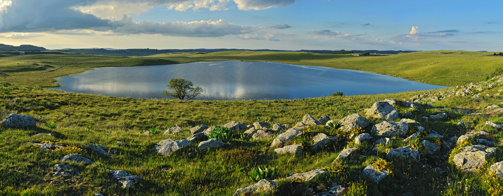 Aubrac meer plateau