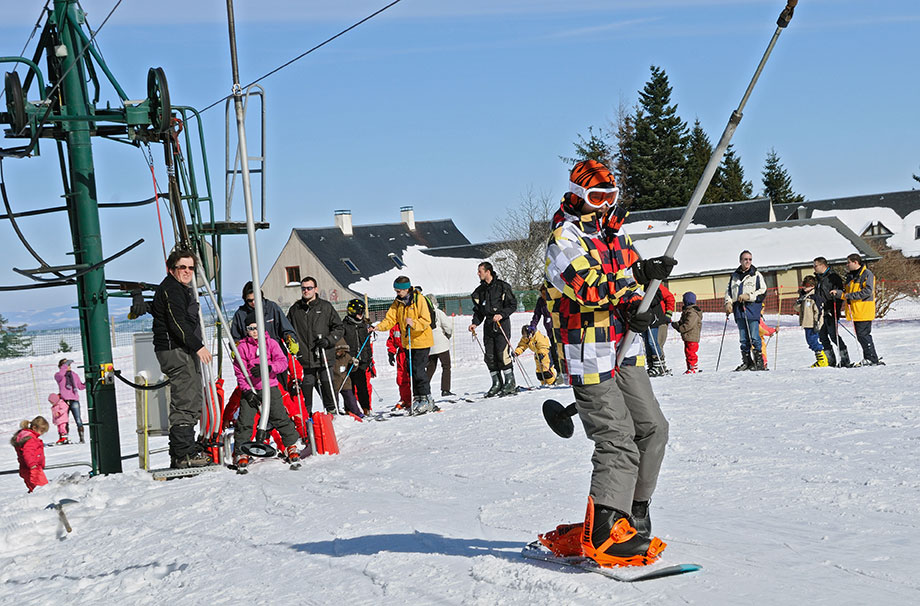 Ski lift station Laguiole