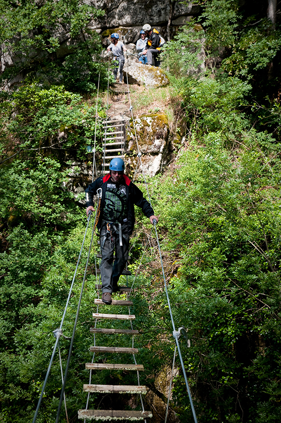 Via Ferrata passerella Aveyron