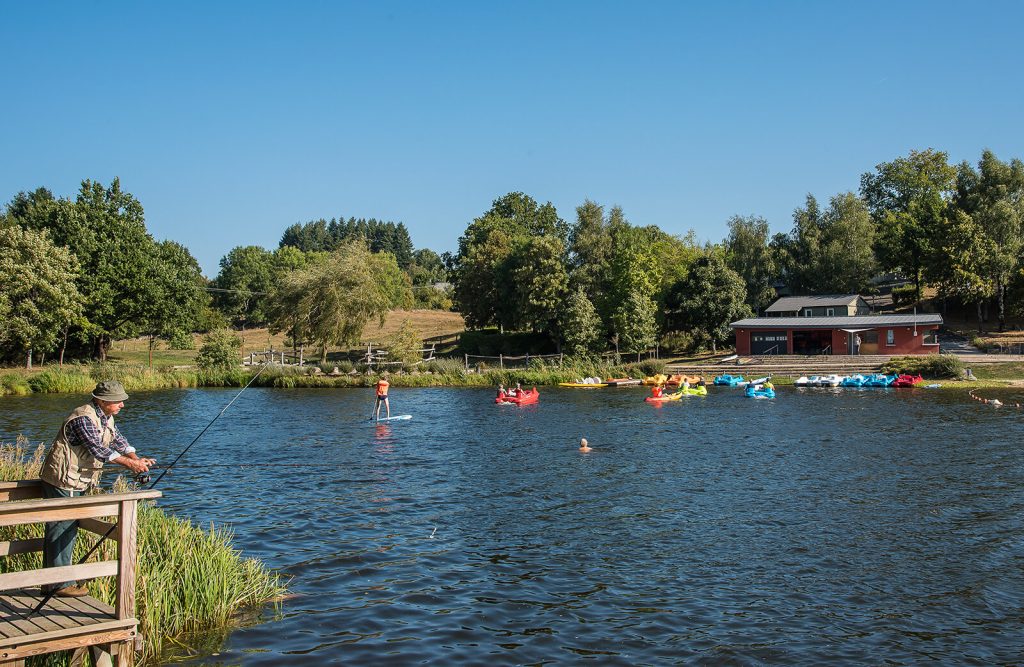 Nautische activiteiten Het meer van Saint Gervais