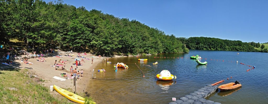 Plage du lac des Galens