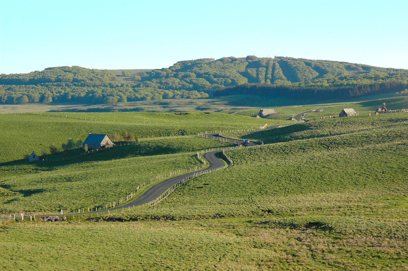 Paysage de montagne Aubrac