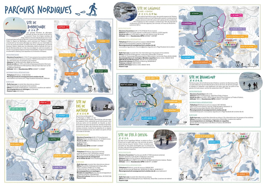 Raquettes stations de l'Aubrac