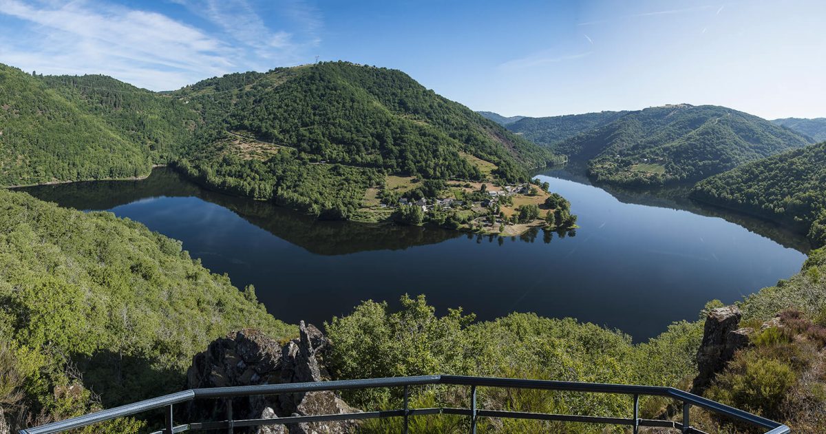 Vorgebirge von Fajol auf der Truyère