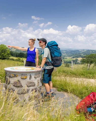 Caminata por el mirador de Aubrac