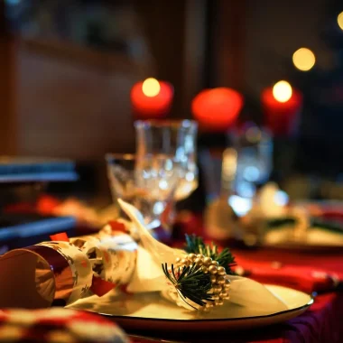 Aubrac Christmas table