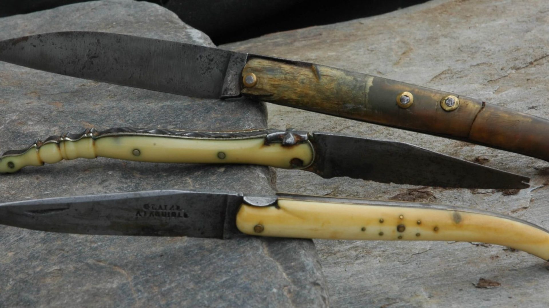 Antiguos cuchillos Laguiole
