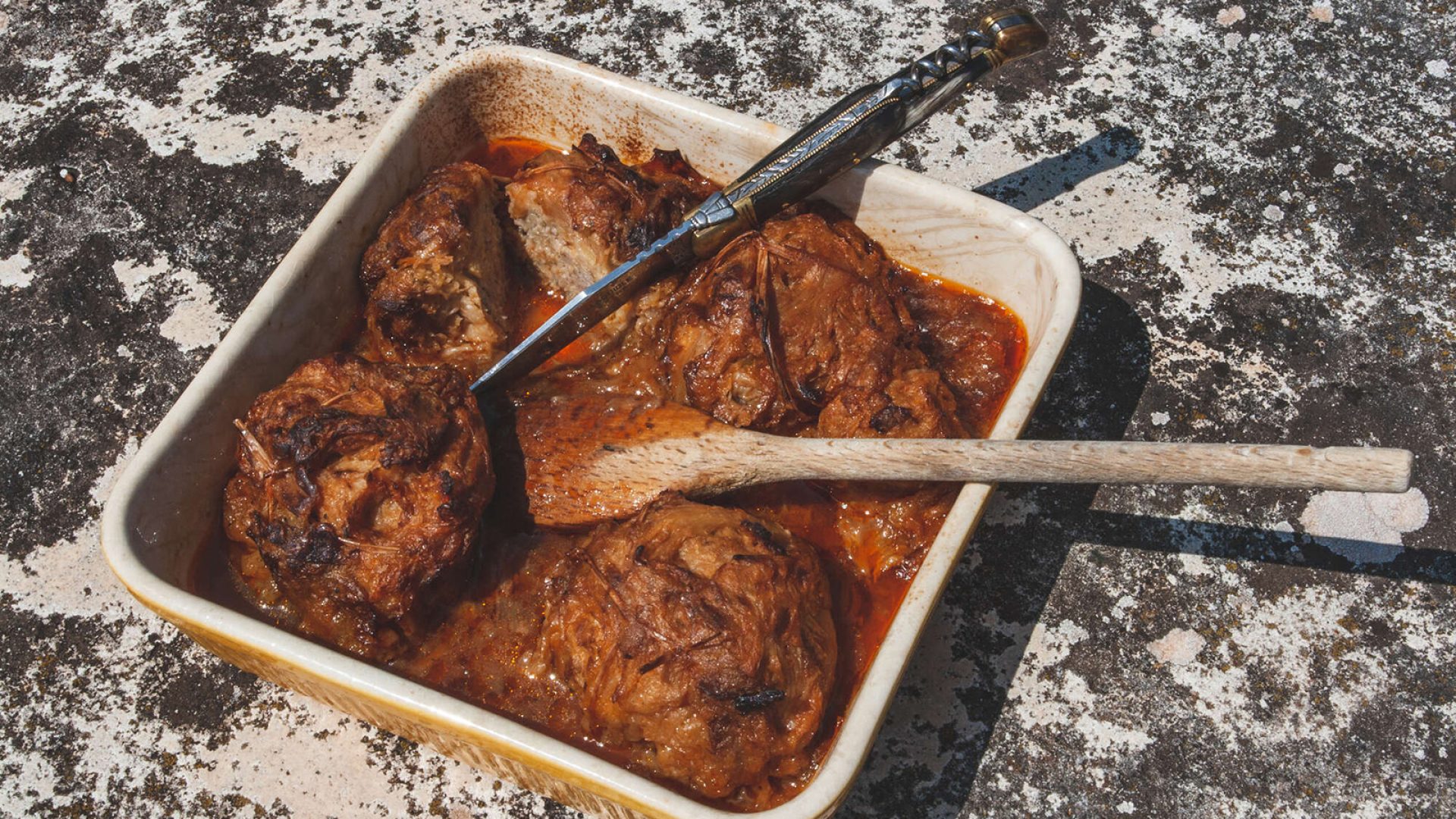 Repollo relleno de Aveyron