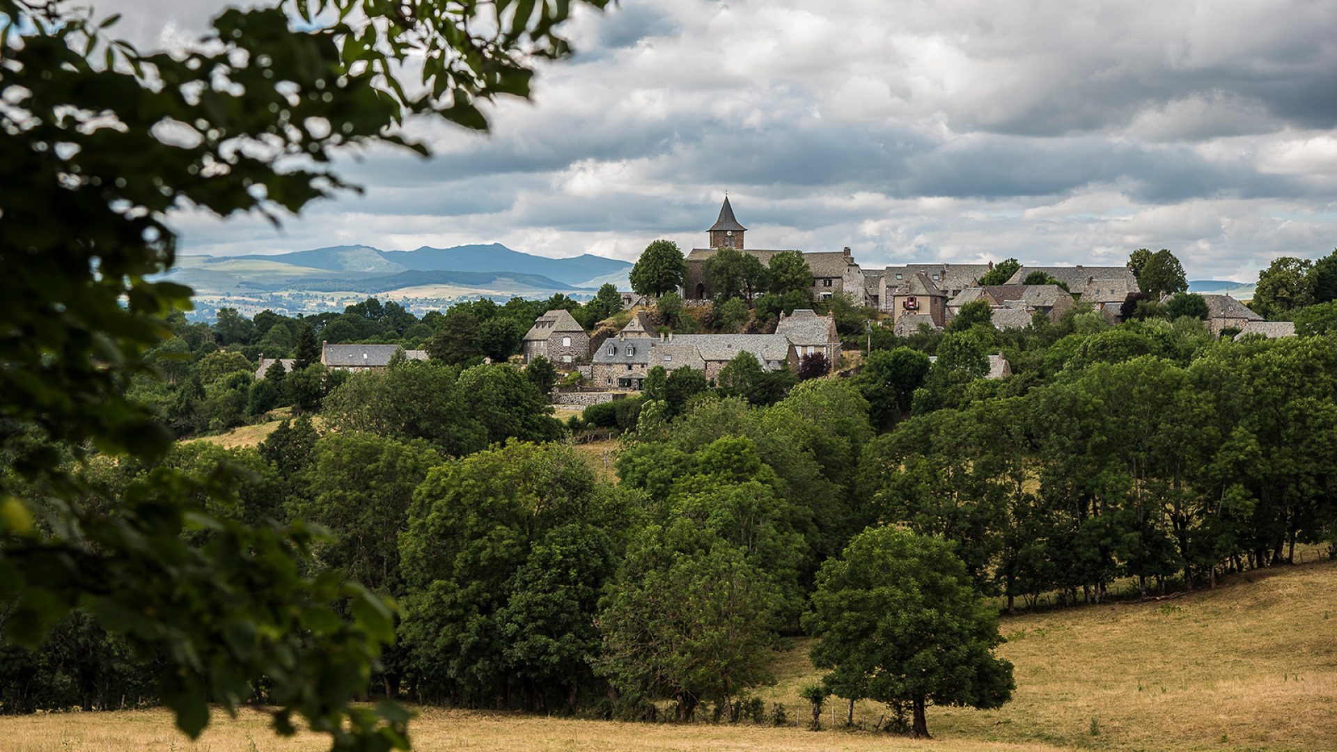 Dorp van Vines Argences in Aubrac